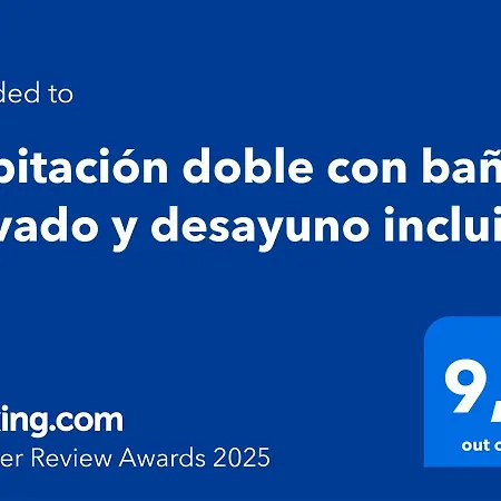 Habitación Doble Con Baño Privado Y Desayuno Incluido Quarto em Acomodações Particulares